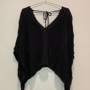 Forever 21 Black Boho Top